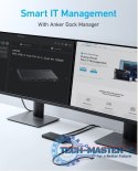 Hub 364 USB-C Dual Display 10w1 2x4K HDMI eth czarny