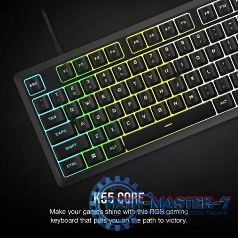 Klawiatura K55 Core RGB Czarna Klawiatura K55 Core RGB Czarna