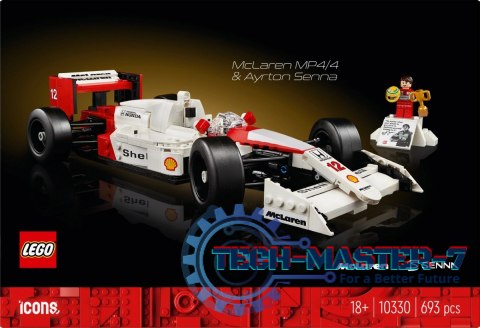 Klocki Icons 10330 McLaren MP4/4 i Ayrton Senna Klocki Icons 10330 McLaren MP4/4 i Ayrton Senna