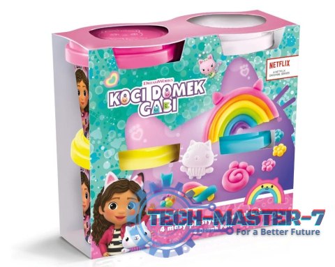 Masa plastyczna Koci domek Gabi - 4 tuby