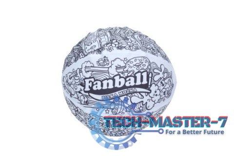 Piłka Fanball - Piłka Można, piłka balonowa do kolorowania, pomarańczowa Piłka Fanball - Piłka Można, piłka balonowa do kolorowania, pomarańczowa
