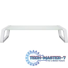 Podstawka pod monitor MONTA GLASS biała
