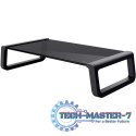 Podstawka pod monitor MONTA GLASS czarna