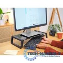 Podstawka pod monitor MONTA GLASS czarna