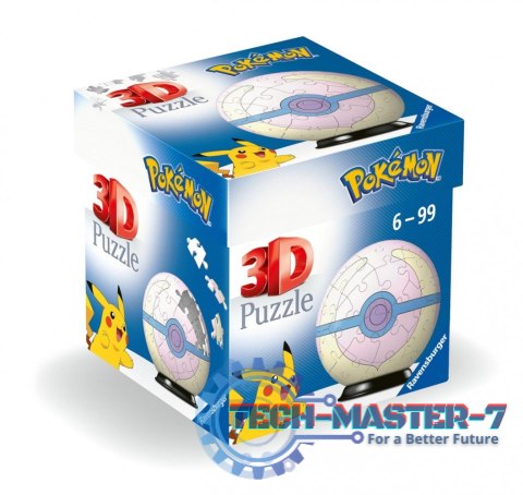 Puzzle 3D Kula Pokemon Heal Ball