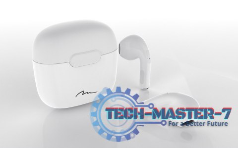 Słuchawki douszne bezprzewodowe R-Phones TWS USB-C Białe Słuchawki douszne bezprzewodowe R-Phones TWS USB-C Białe