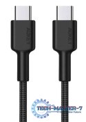 CB-CD45 nylonowy kabel USB C - USB C | 0,9m | 3A | 60W PD | 20V