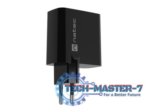 Ładowarka sieciowa Ribera GAN 1X USB-A + 1X USB-C 45W Czarna Ładowarka sieciowa Ribera GAN 1X USB-A + 1X USB-C 45W Czarna