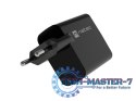 Ładowarka sieciowa Ribera GAN 1X USB-A + 1X USB-C 45W Czarna