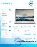 Notebook XPS 16 9640/Ultra 7 155H/32GB/1TB SSD/16.3 UHD+ Touch/GeForce RTX 4060/WLAN + BT/Backlit Kb/6 Cell/W11Pro