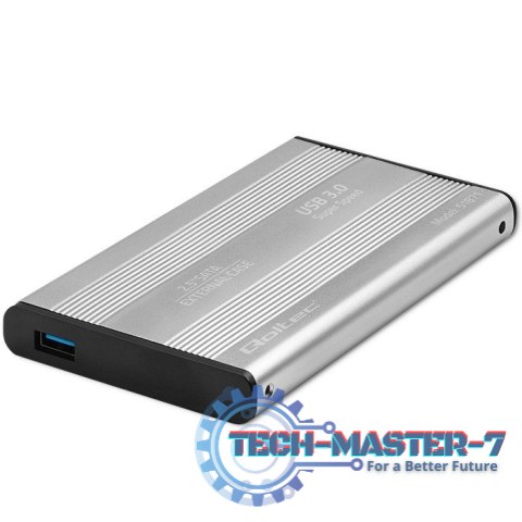 Obudowa | kieszeń do dysków HDD SSD 2.5" SATA3 | USB 3.0 | Srebrna Obudowa | kieszeń do dysków HDD SSD 2.5" SATA3 | USB 3.0 | Srebrna