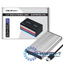 Obudowa | kieszeń do dysków HDD SSD 2.5" SATA3 | USB 3.0 | Srebrna