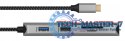 Stacja dokująca IB-DK4012-CPD 9w1, 2x HDMI, 4K60Hz, 3xUSB, 100W PD,LAN, Czytnik kart