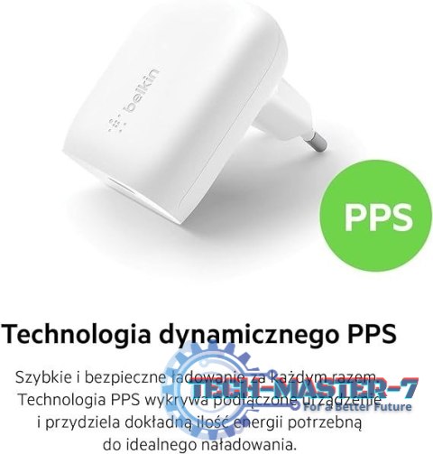 Ładowarka sieciowa BOOST CHARGE 30w USB-C PD PPS + Kabel USB-C Ładowarka sieciowa BOOST CHARGE 30w USB-C PD PPS + Kabel USB-C