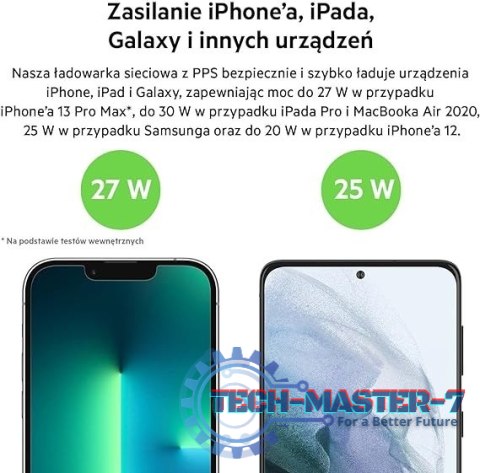 Ładowarka sieciowa BOOST CHARGE 30w USB-C PD PPS + Kabel USB-C Ładowarka sieciowa BOOST CHARGE 30w USB-C PD PPS + Kabel USB-C
