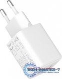 Ładowarka sieciowa USB C 2x18W 3A Power delivery 3.0 QC3.0 Biała