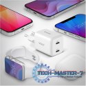 Ładowarka sieciowa USB C 2x18W 3A Power delivery 3.0 QC3.0 Biała