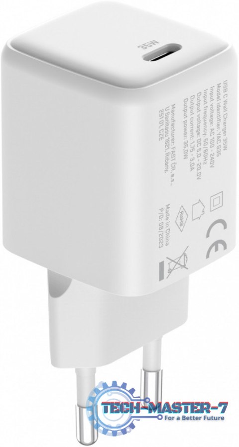Ładowarka sieciowa USB C 35W 3A Power delivery 3.0 QC 3.0 Biała Ładowarka sieciowa USB C 35W 3A Power delivery 3.0 QC 3.0 Biała