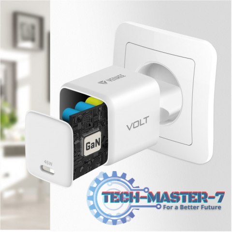 Ładowarka sieciowa USB C 45W 3A Power delivery 3.0 QC3.0 Biała Ładowarka sieciowa USB C 45W 3A Power delivery 3.0 QC3.0 Biała