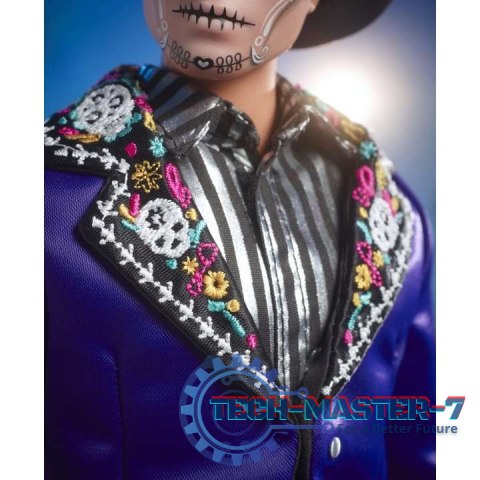 Lalka kolekcjonerska Barbie Signature Ken Dia De Muertos 2023 Lalka kolekcjonerska Barbie Signature Ken Dia De Muertos 2023