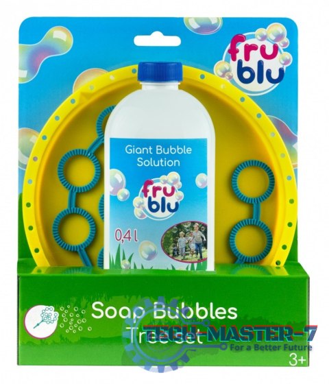 Zestaw do baniek mydlanych Fru Blu Drzewko + płyn 0,4L Zestaw do baniek mydlanych Fru Blu Drzewko + płyn 0,4L