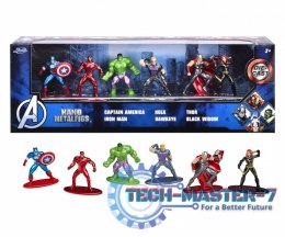 Figurki metalowe Avengers 6-pak 4 cm