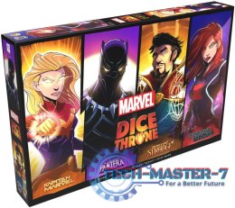 Gra Dice Throne Marvel Box 2 Czarna Pantera, Kapitan Marvel, Doktor Strange, Czarna Wdowa
