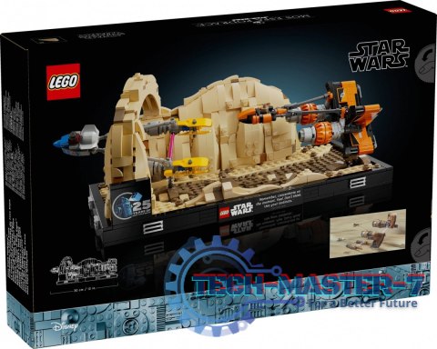Klocki Star Wars 75380 Diorama: Wyścig ścigaczy w Mos Espa Klocki Star Wars 75380 Diorama: Wyścig ścigaczy w Mos Espa