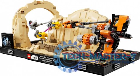 Klocki Star Wars 75380 Diorama: Wyścig ścigaczy w Mos Espa Klocki Star Wars 75380 Diorama: Wyścig ścigaczy w Mos Espa