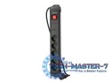 Listwa zasilająca 3.0m 5x230 SC SP1-05F-0300-BK