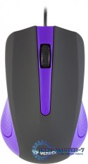 Mysz przewodowa USB, 3 przyciski, gumowana powierzchnia