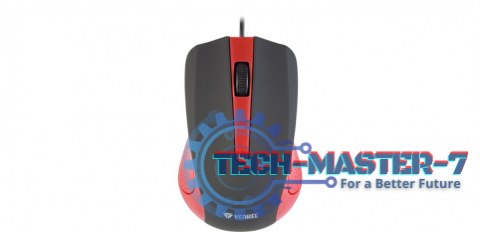 Mysz przewodowa USB 3 przyciski, gumowana powierzchnia Mysz przewodowa USB 3 przyciski, gumowana powierzchnia