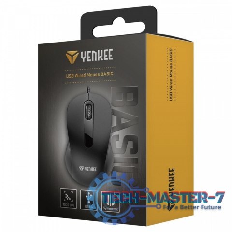 Mysz przewodowa USB symetryczna 3 przyciski optyczna 1000DPI Mysz przewodowa USB symetryczna 3 przyciski optyczna 1000DPI
