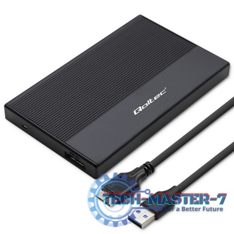 Obudowa | Kieszeń na dysk SSD HDD 2.5 cala | SATA | USB 3.0 | Super speed 5Gb/s | 2TB | Czarna