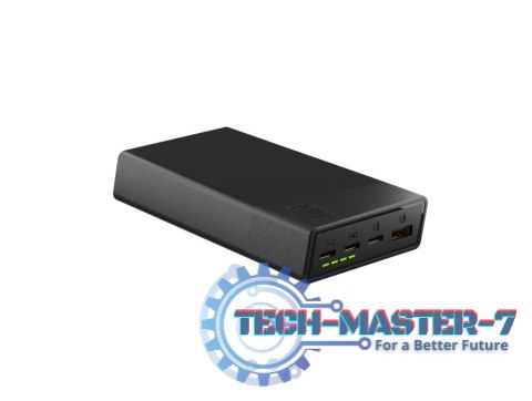 Powerbank PowerPlay 20S Czarny 20000mAh 22,5W 3x USB-C 1x USB-A Powerbank PowerPlay 20S Czarny 20000mAh 22,5W 3x USB-C 1x USB-A