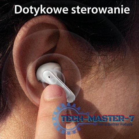 Słuchawki Bluetooth TWS 5.3 X-Don Series Dual microfon ENC białe Słuchawki Bluetooth TWS 5.3 X-Don Series Dual microfon ENC białe