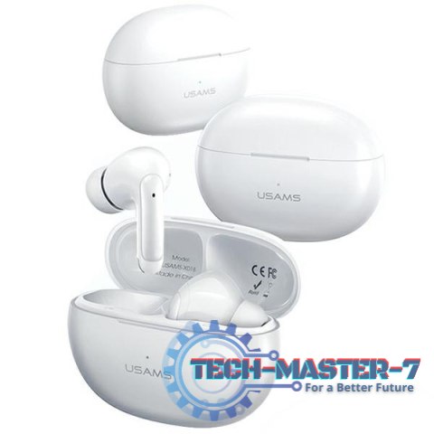 Słuchawki Bluetooth TWS 5.3 X-Don Series Dual microfon ENC białe Słuchawki Bluetooth TWS 5.3 X-Don Series Dual microfon ENC białe
