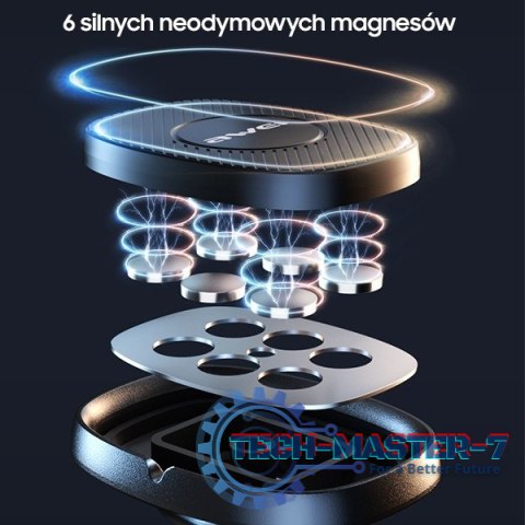 Uchwyt magnetyczny X21 samochodowy do kratki Uchwyt magnetyczny X21 samochodowy do kratki